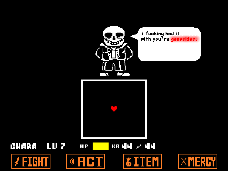 Undertale: Remembering the Genocides - Screenshot 3