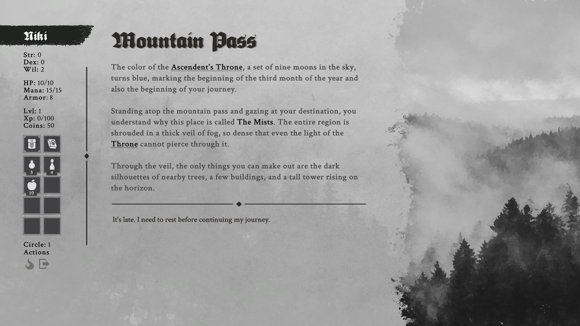 Herald of the Mists - Screenshot 1