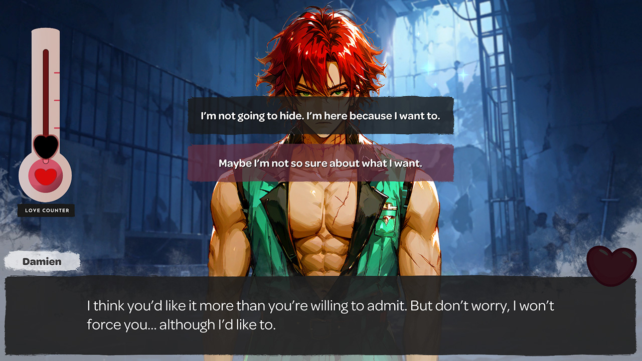 Psychiatric Prison Romance: Serial Killer Anime Boys Dating Sim - Screenshot 3