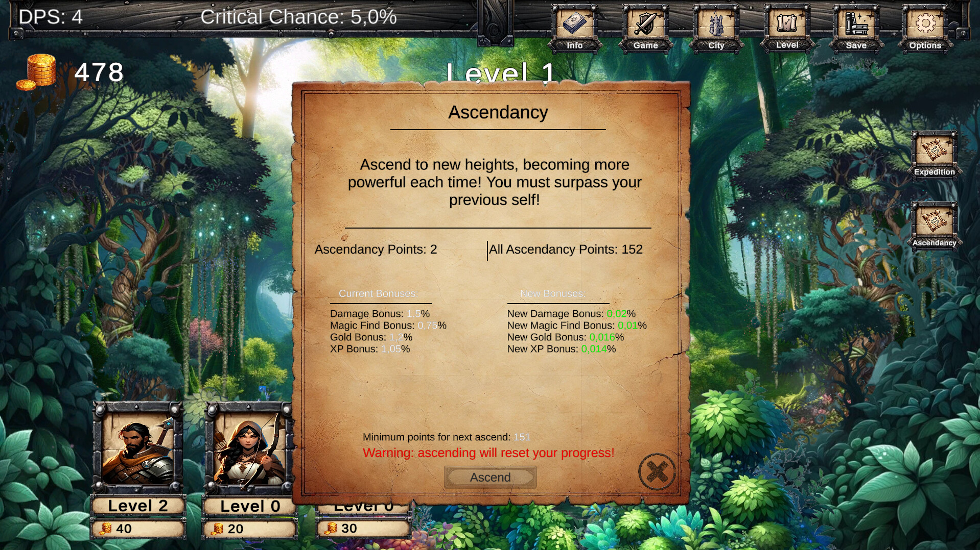 Fantasy Clicker - Screenshot 4