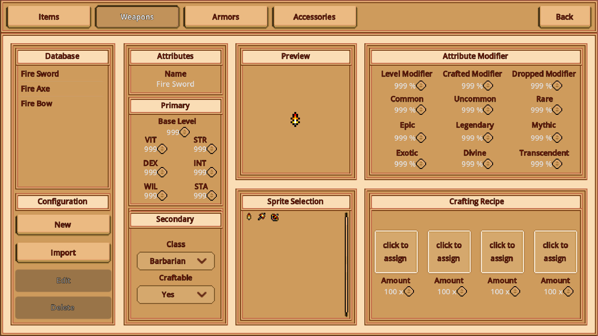 Fantasy World Manager - Screenshot 3