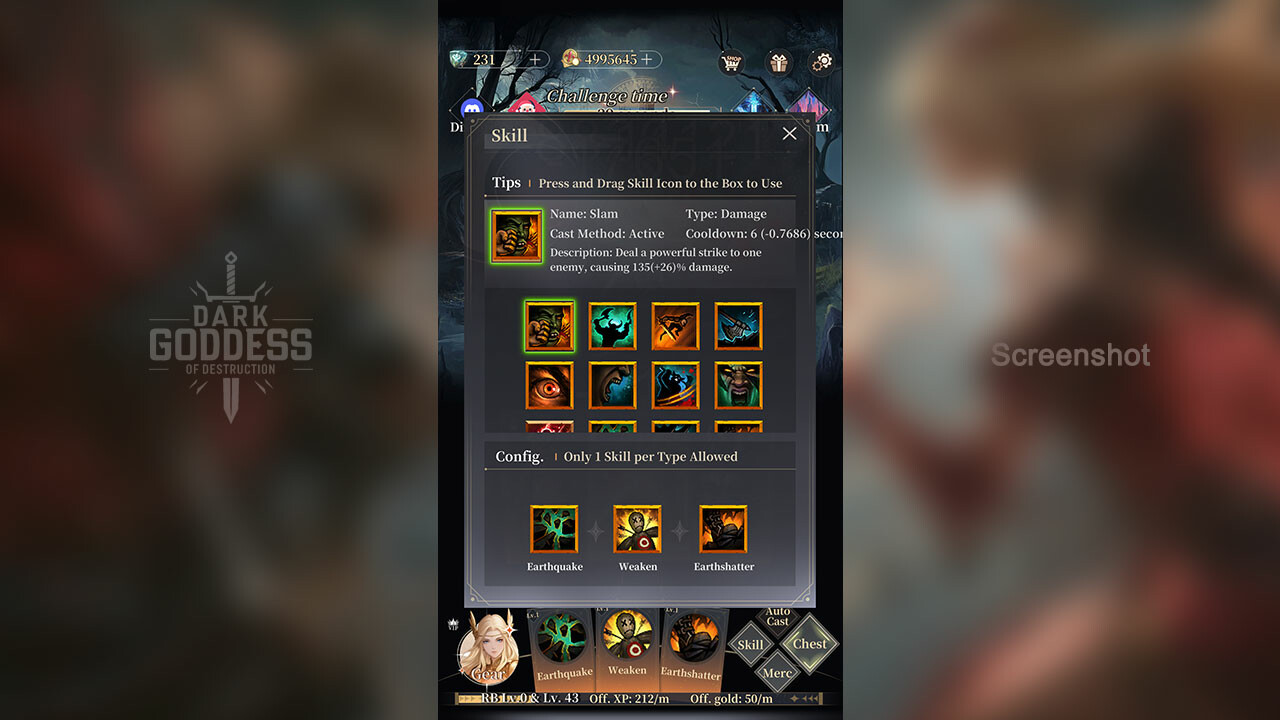 Dark Goddess of Destruction - Screenshot 1