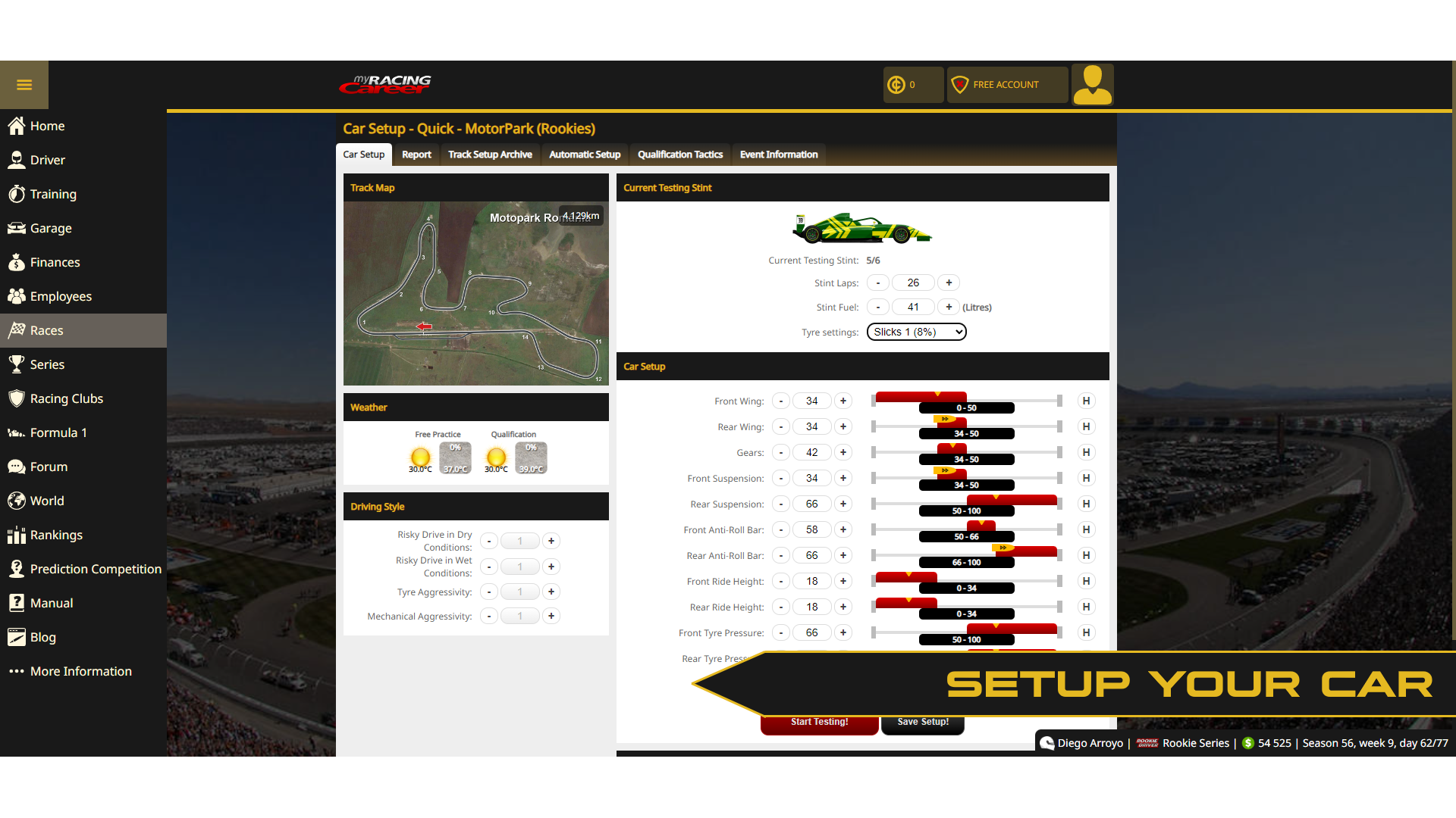 My Racing Career - Screenshot 4