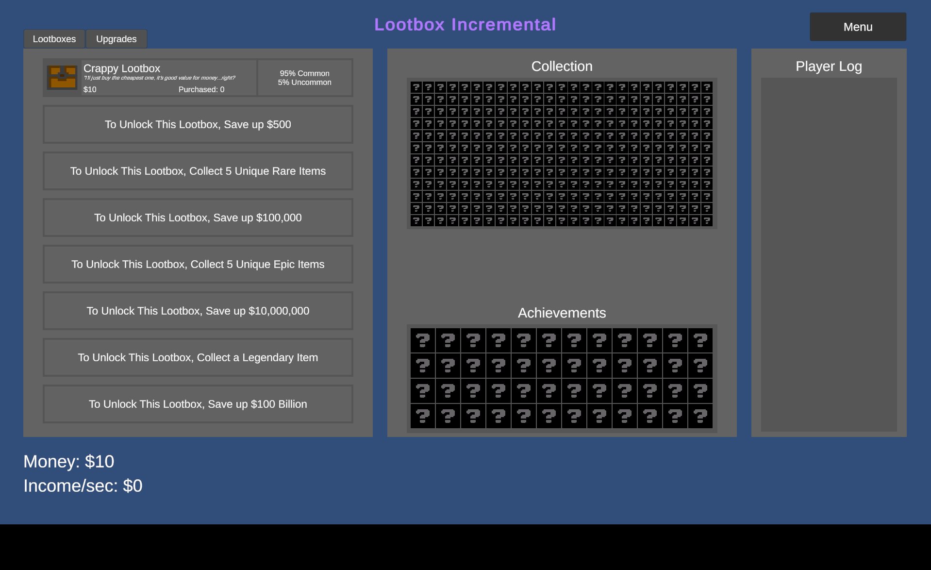 Lootbox Incremental - Screenshot 1