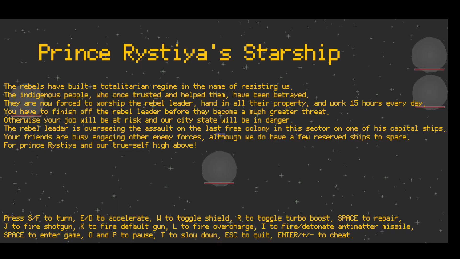 Prince Rystiya's Starship - Screenshot 1