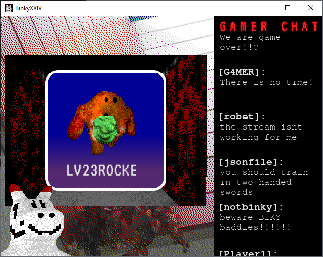 Binky XXIV: Game Streamer "Binky" Plays Grotto of the Grebulons - Screenshot 1