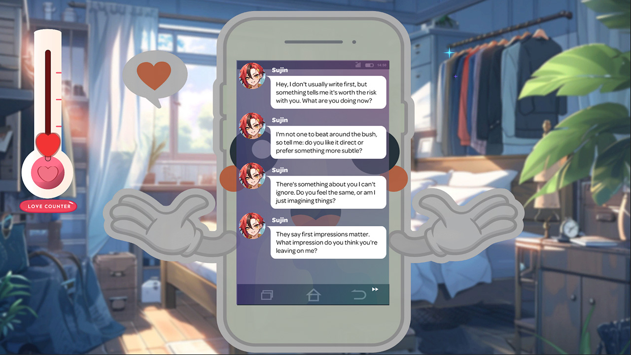 K-pop Idols Dating: Anime Love for PinkOrbil T. - Screenshot 1