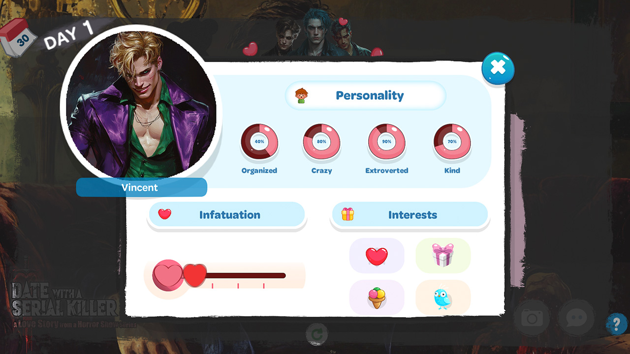 Date with a Serial Killer: A Love Story from a Horror Show Series - Screenshot 6