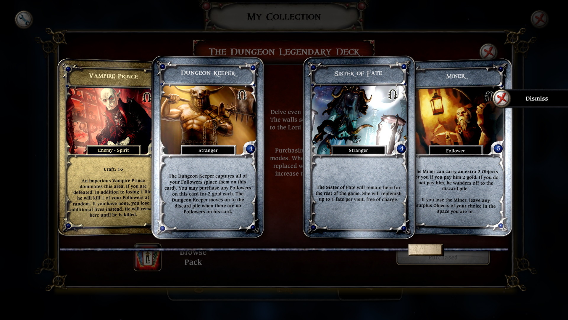 Talisman: The Dungeon Expansion - Legendary Deck - Screenshot 1