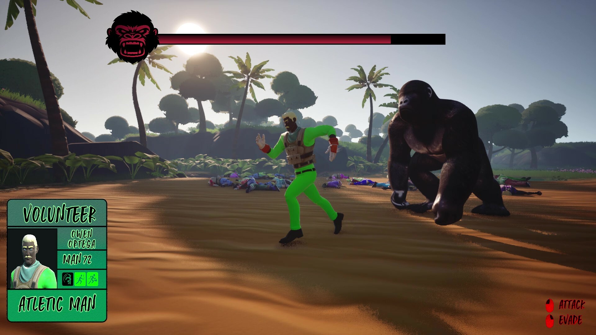 100 Men Vs Gorilla - Screenshot 7