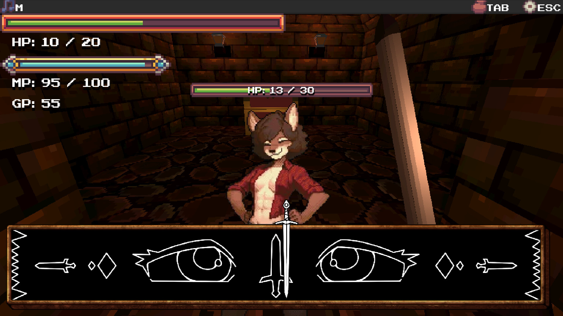 Crypts & Curves - Screenshot 1