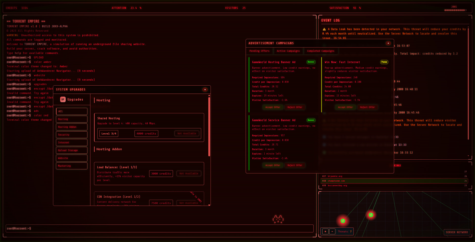 Torrent Empire - Screenshot 2