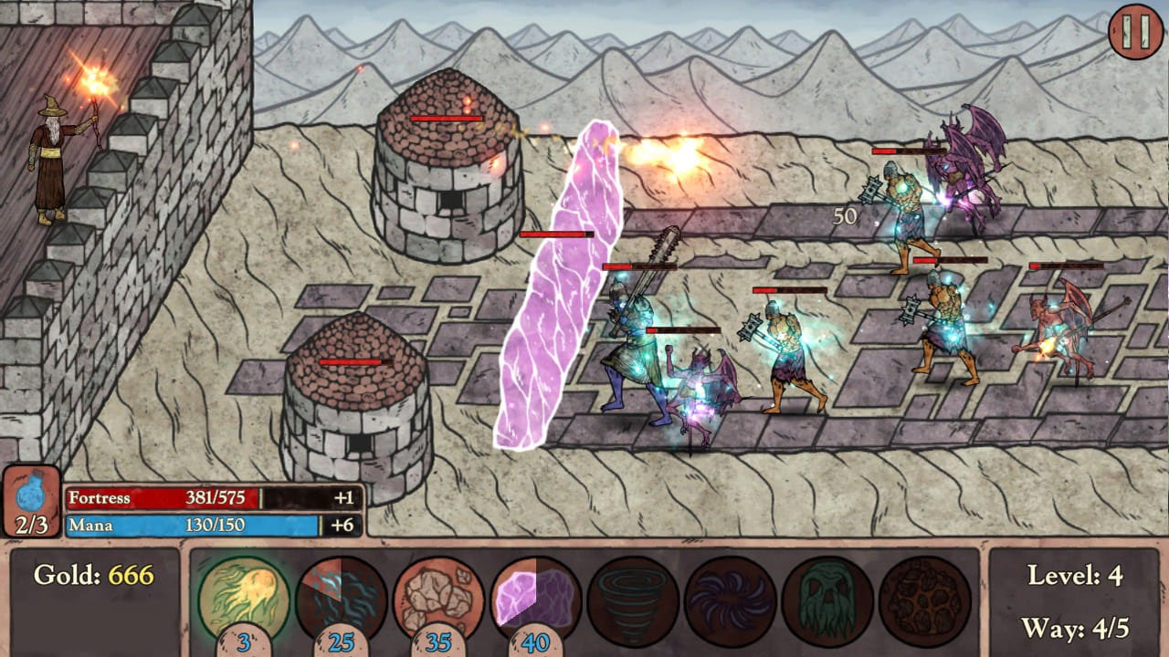 Wizard's Fortress: Tower Defense - Screenshot 2