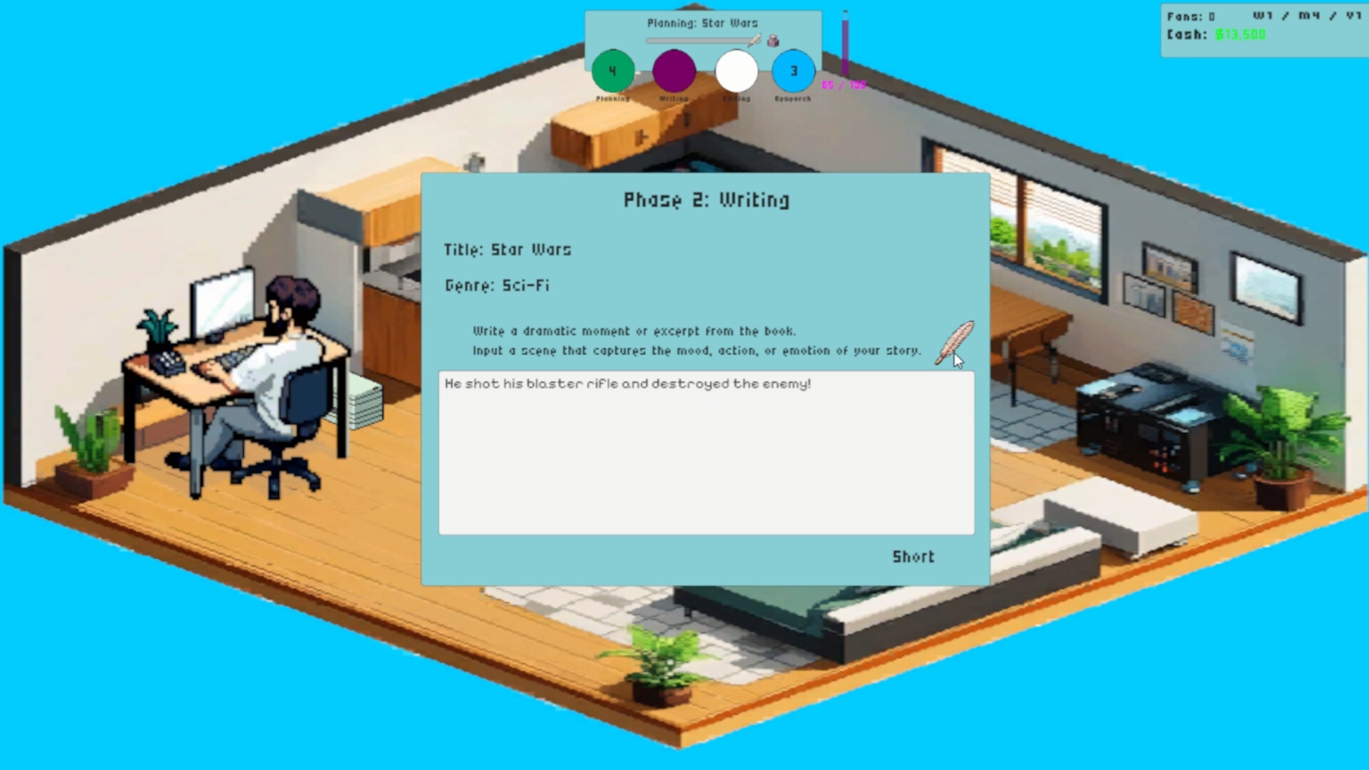 Writer Tycoon - Screenshot 3