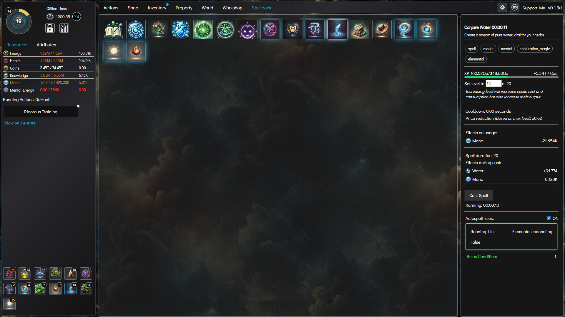 Idle Awakening: Mages Path - Screenshot 2