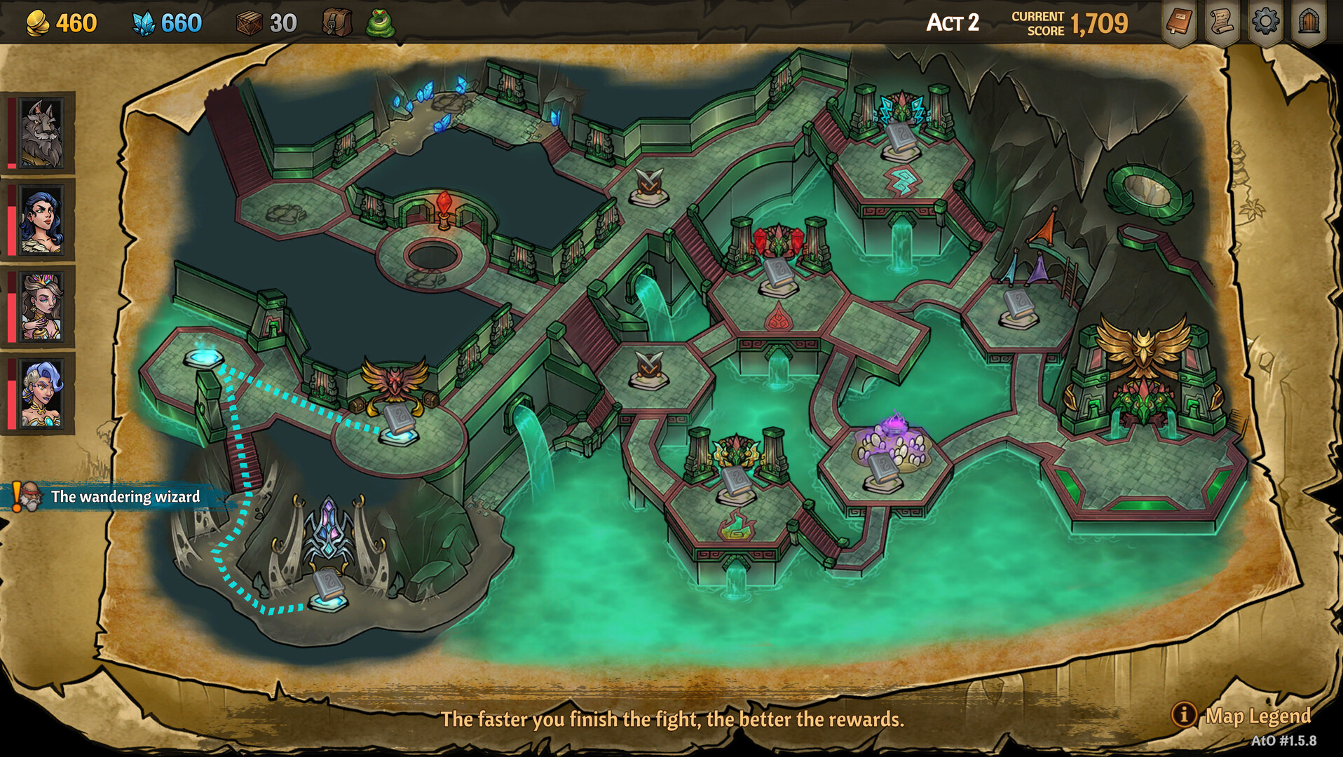 Across the Obelisk: The Sunken Temple - Screenshot 7