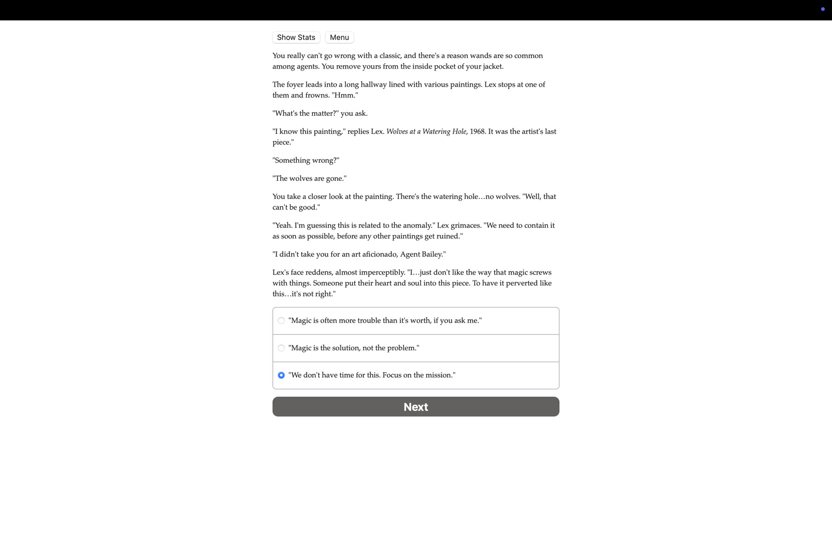 Eternal Affairs - Screenshot 2