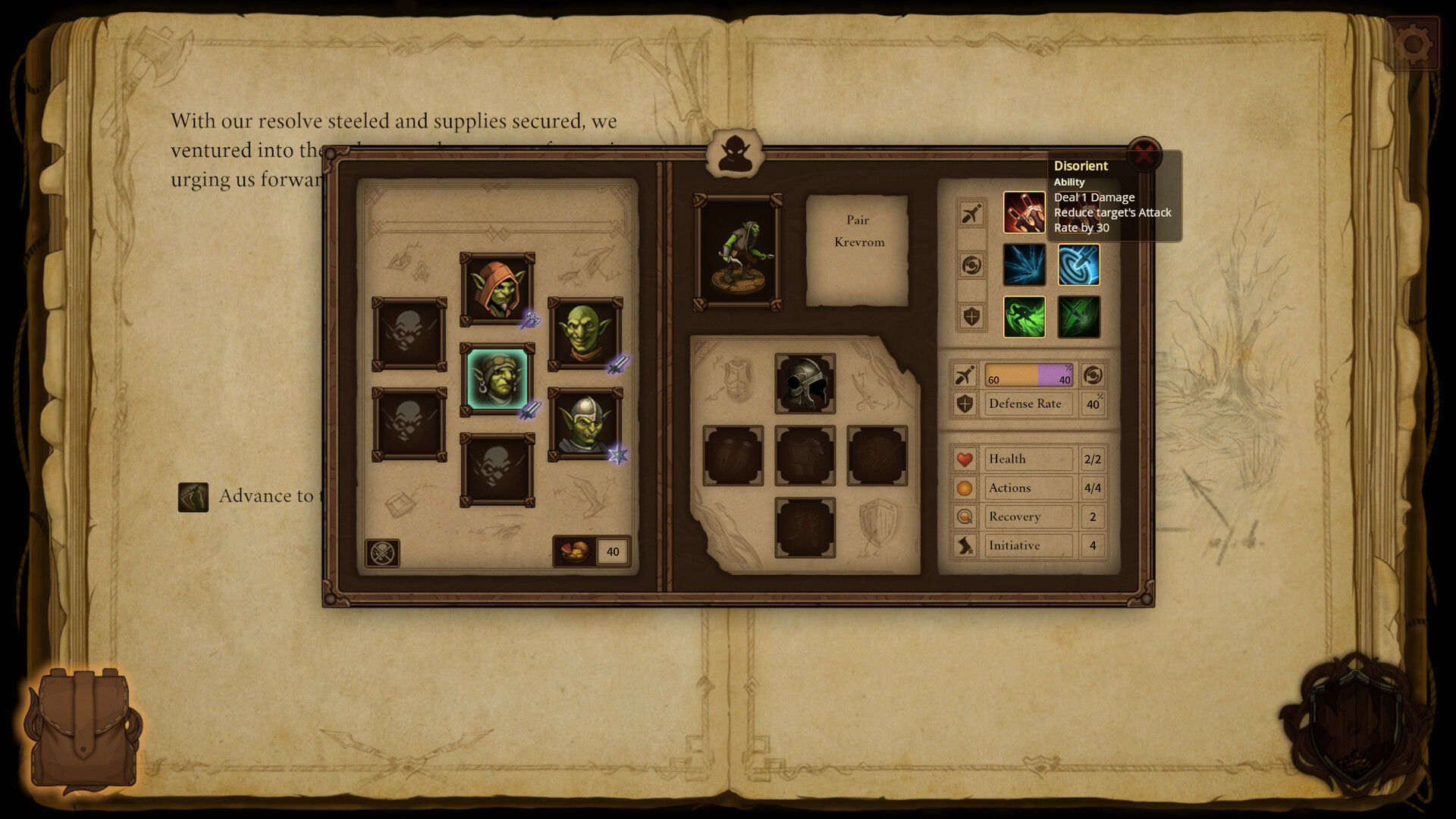 Goblin Journal - Screenshot 1