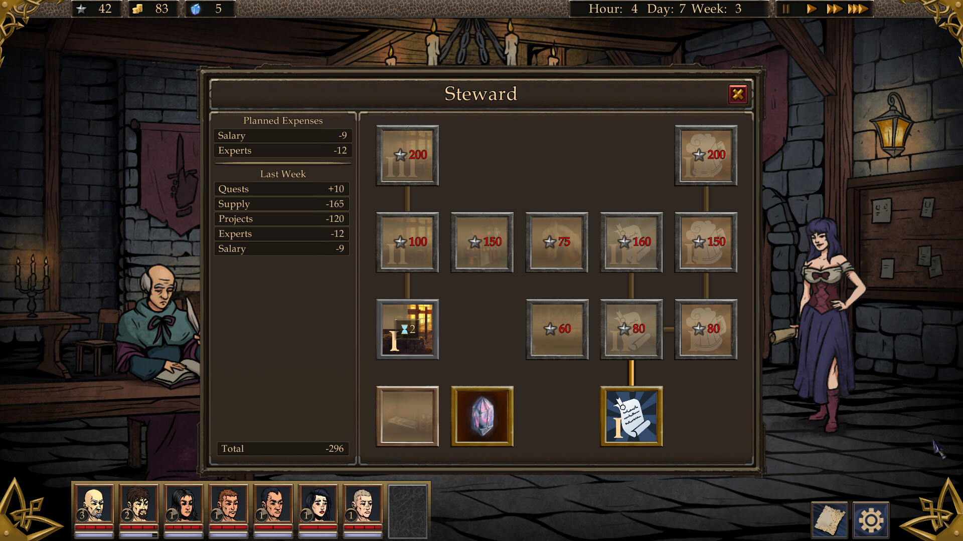 Blades for Hire - Screenshot 1