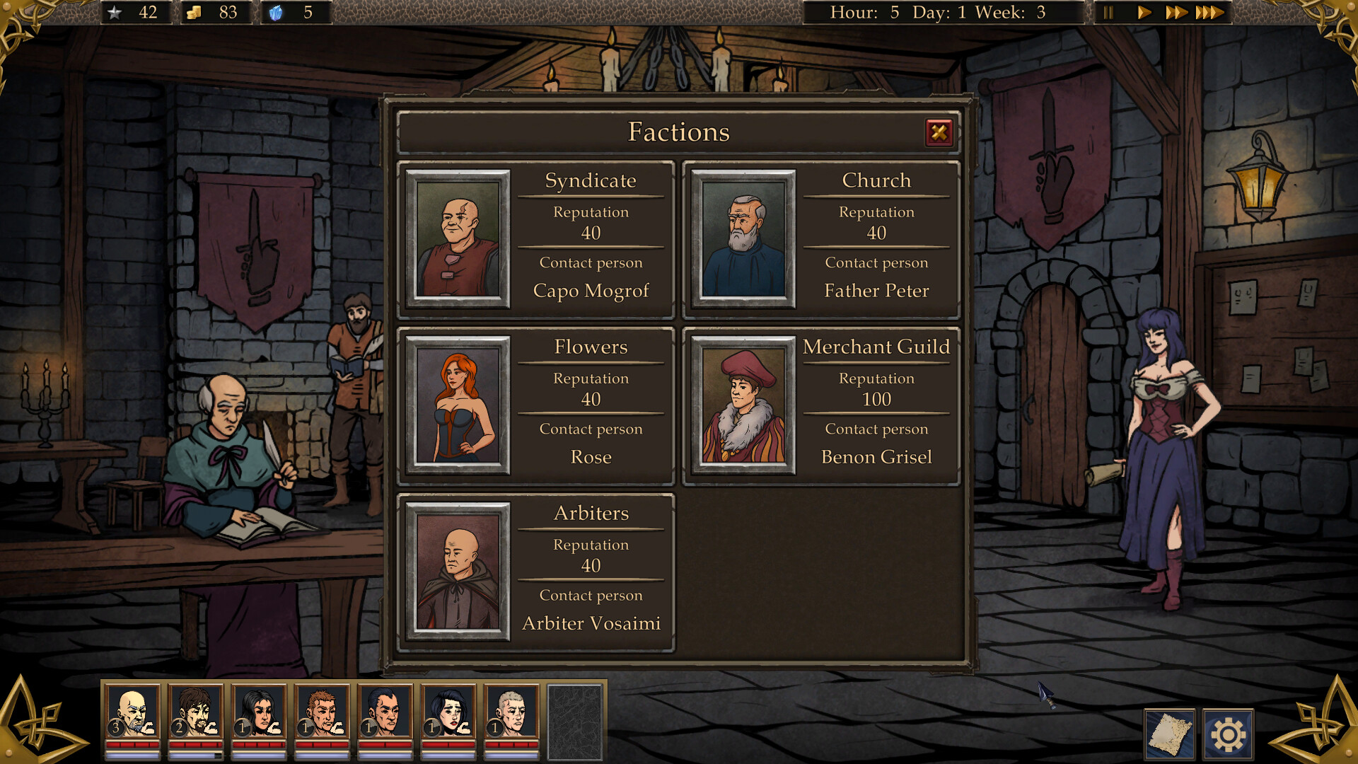 Blades for Hire - Screenshot 2