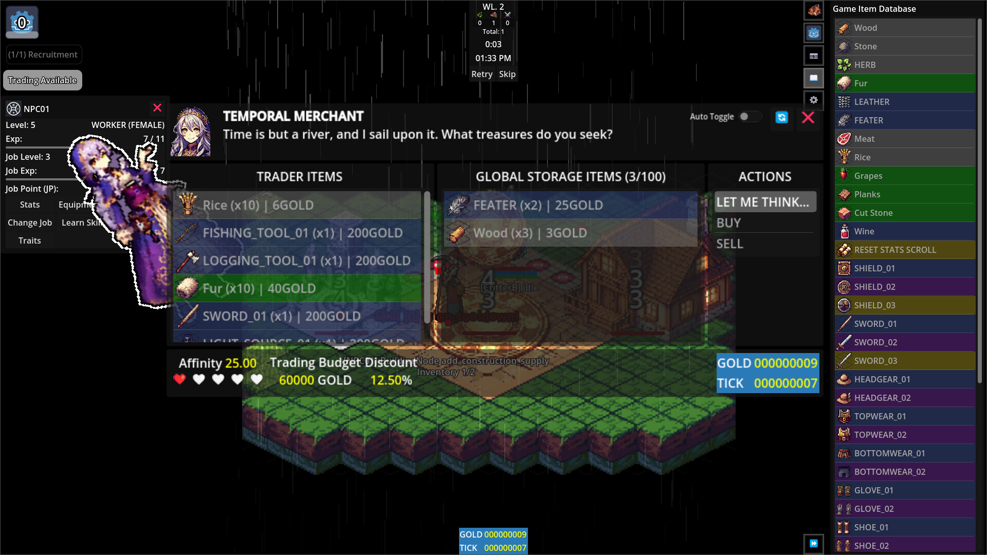 Chronominion Idler - Screenshot 2