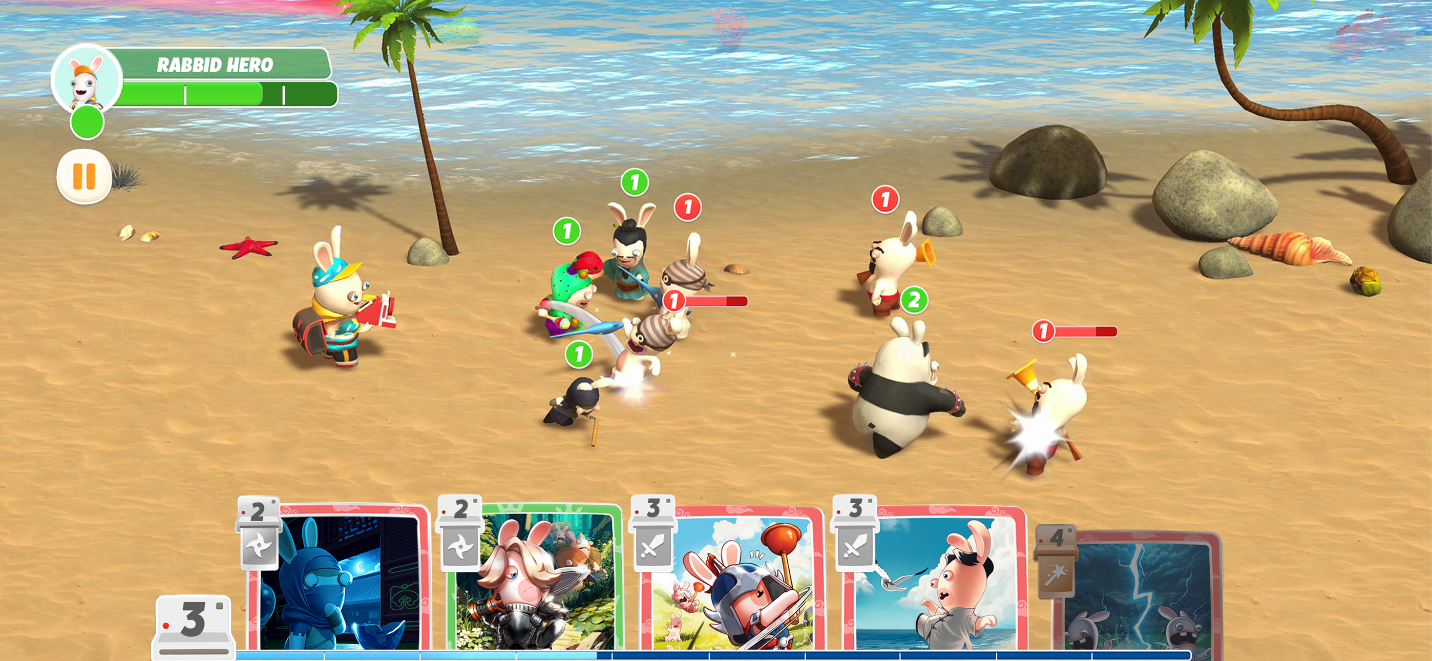 Rabbids: Legends of the Multiverse - Screenshot 1