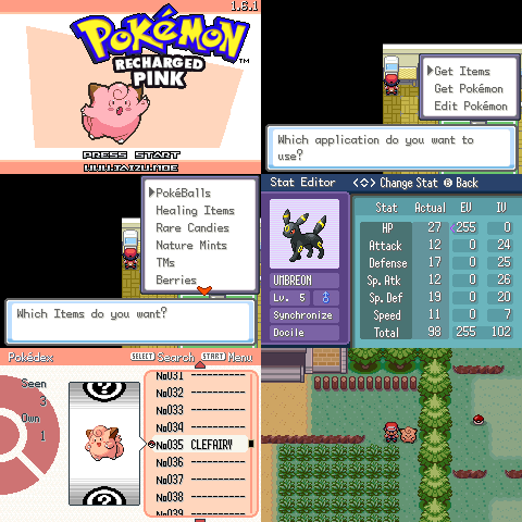 Pokémon Recharged Pink - Screenshot 1