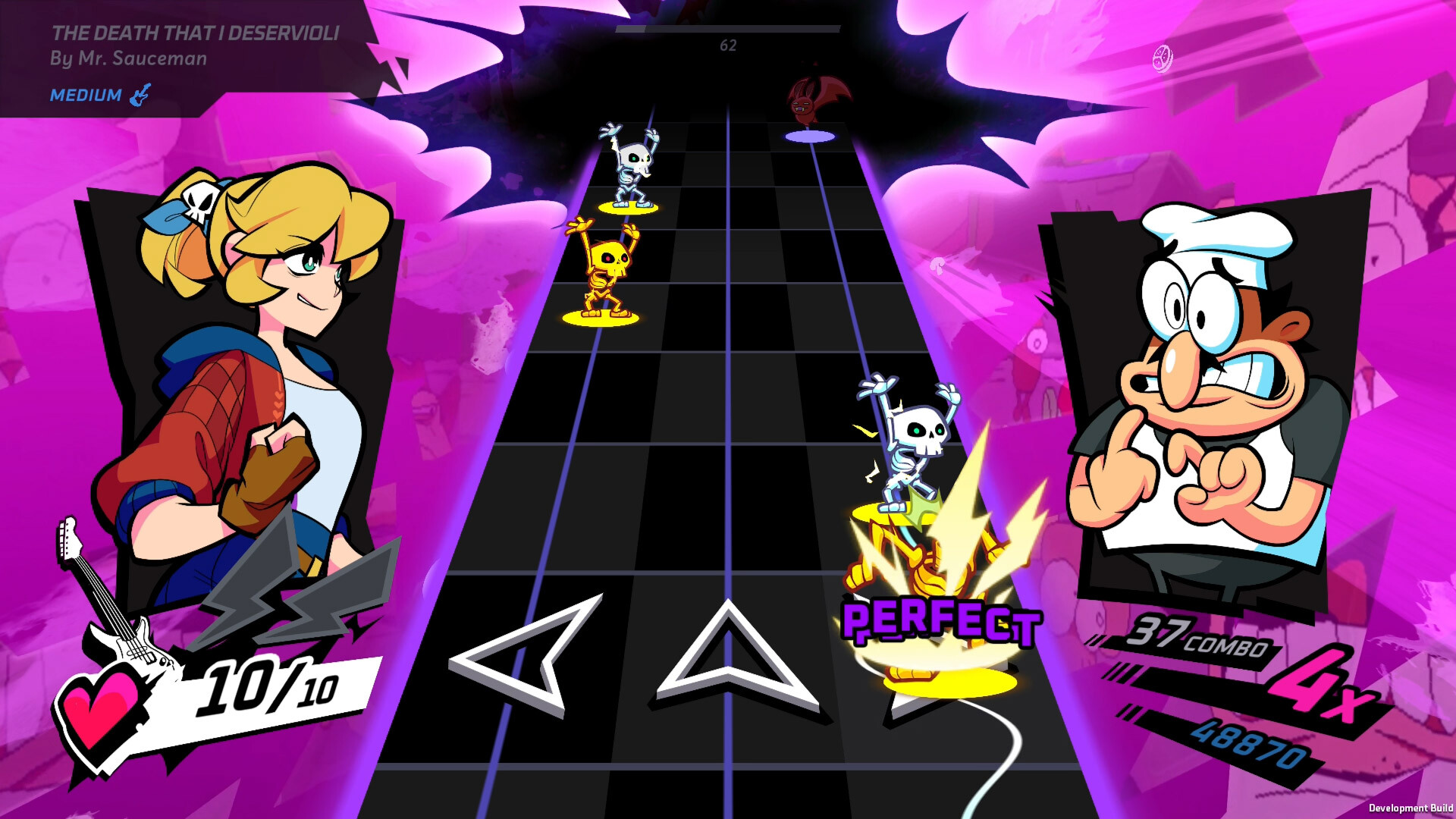 Rift of the NecroDancer: Pizza Tower - "The Death That I Deservioli" - Screenshot 1