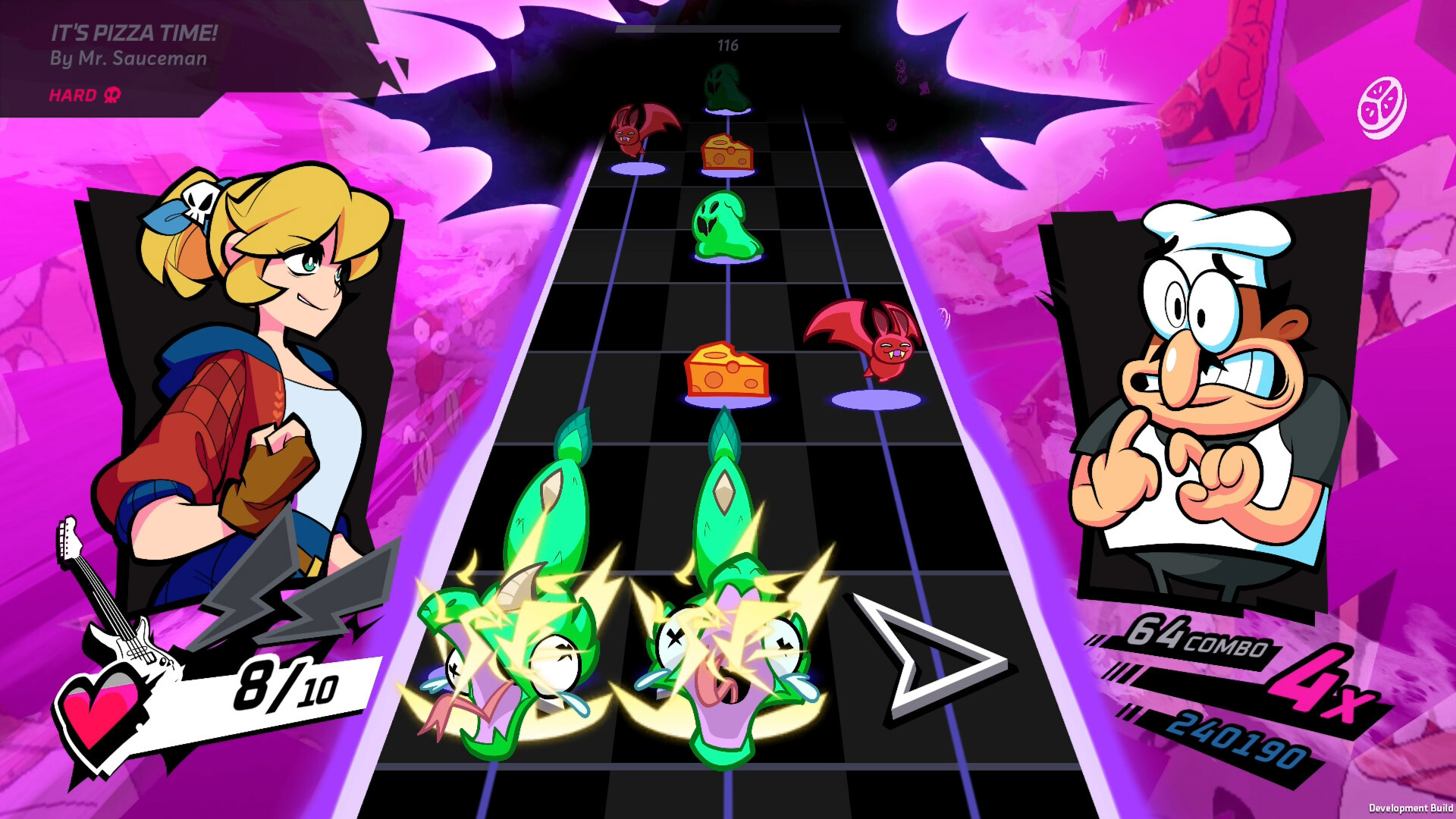 Rift of the NecroDancer: Pizza Tower - "It's Pizza Time!" - Screenshot 5