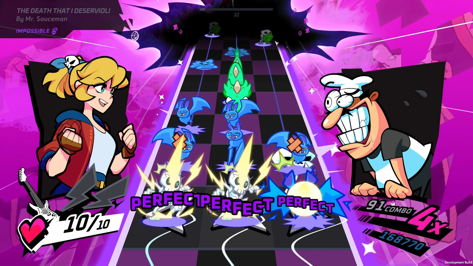 Rift of the NecroDancer: Pizza Tower - "The Death That I Deservioli" - Screenshot 4