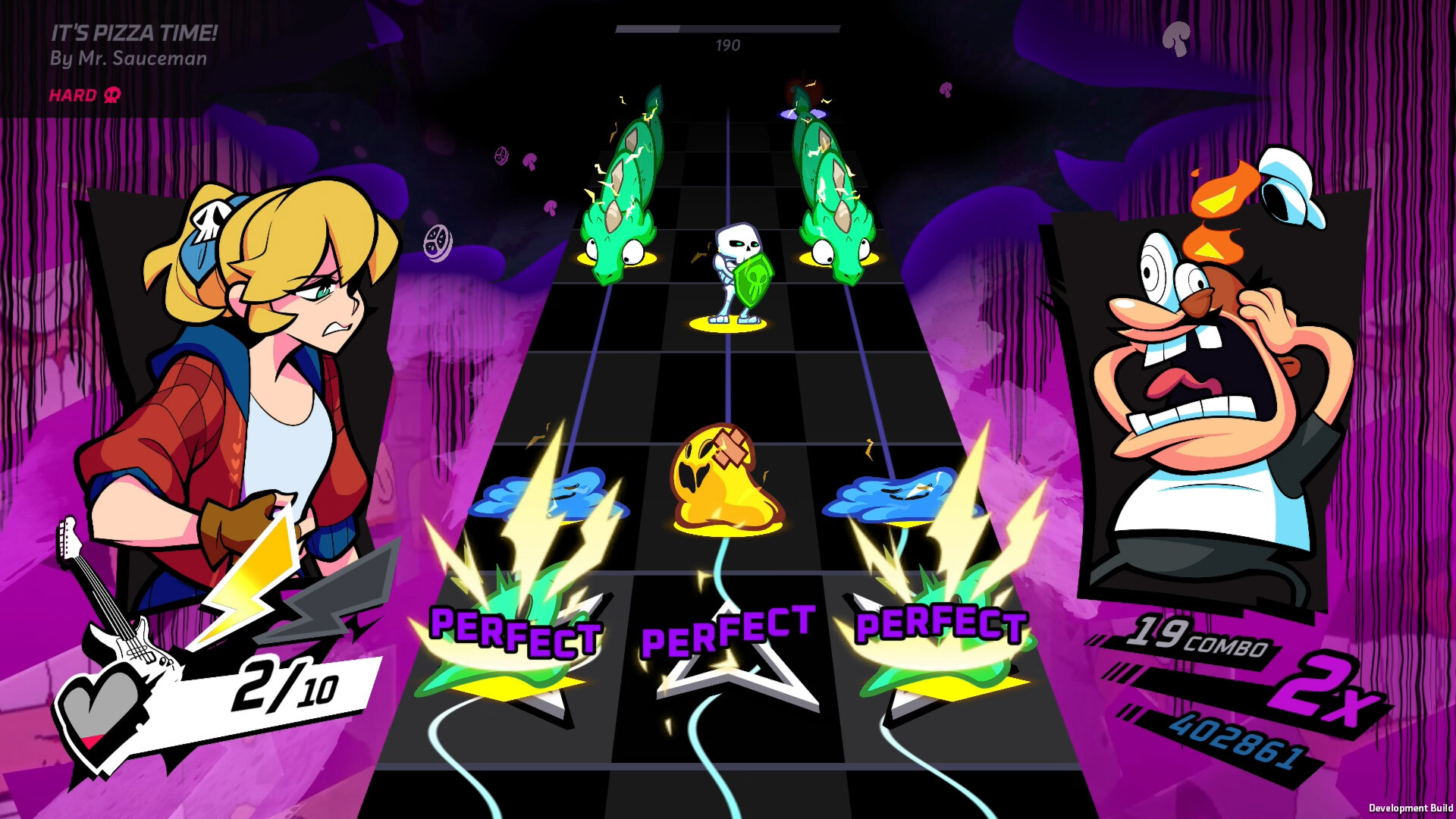 Rift of the NecroDancer: Pizza Tower - "It's Pizza Time!" - Screenshot 1