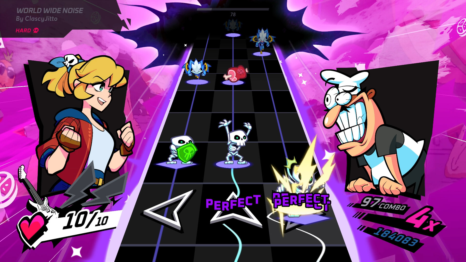 Rift of the NecroDancer: Pizza Tower - "World Wide Noise" - Screenshot 6