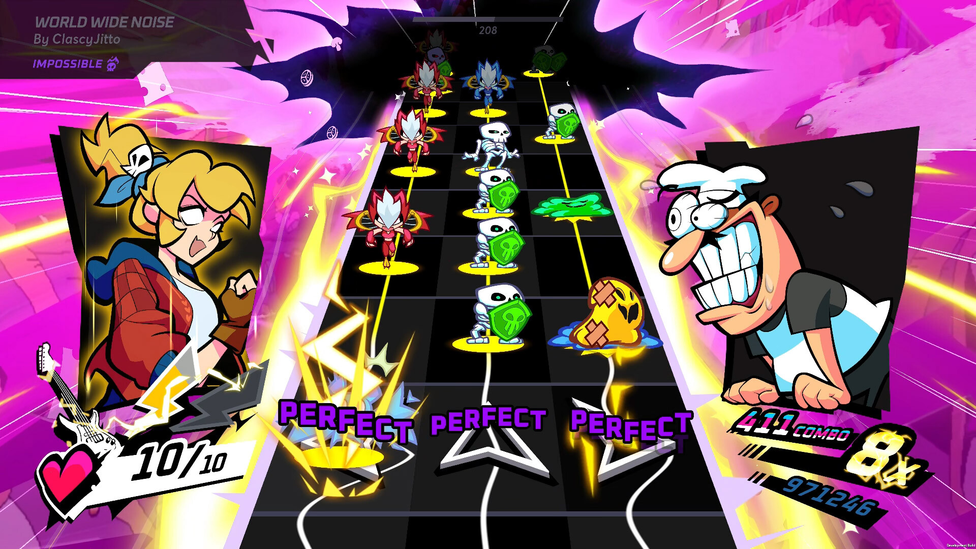 Rift of the NecroDancer: Pizza Tower - "World Wide Noise" - Screenshot 1