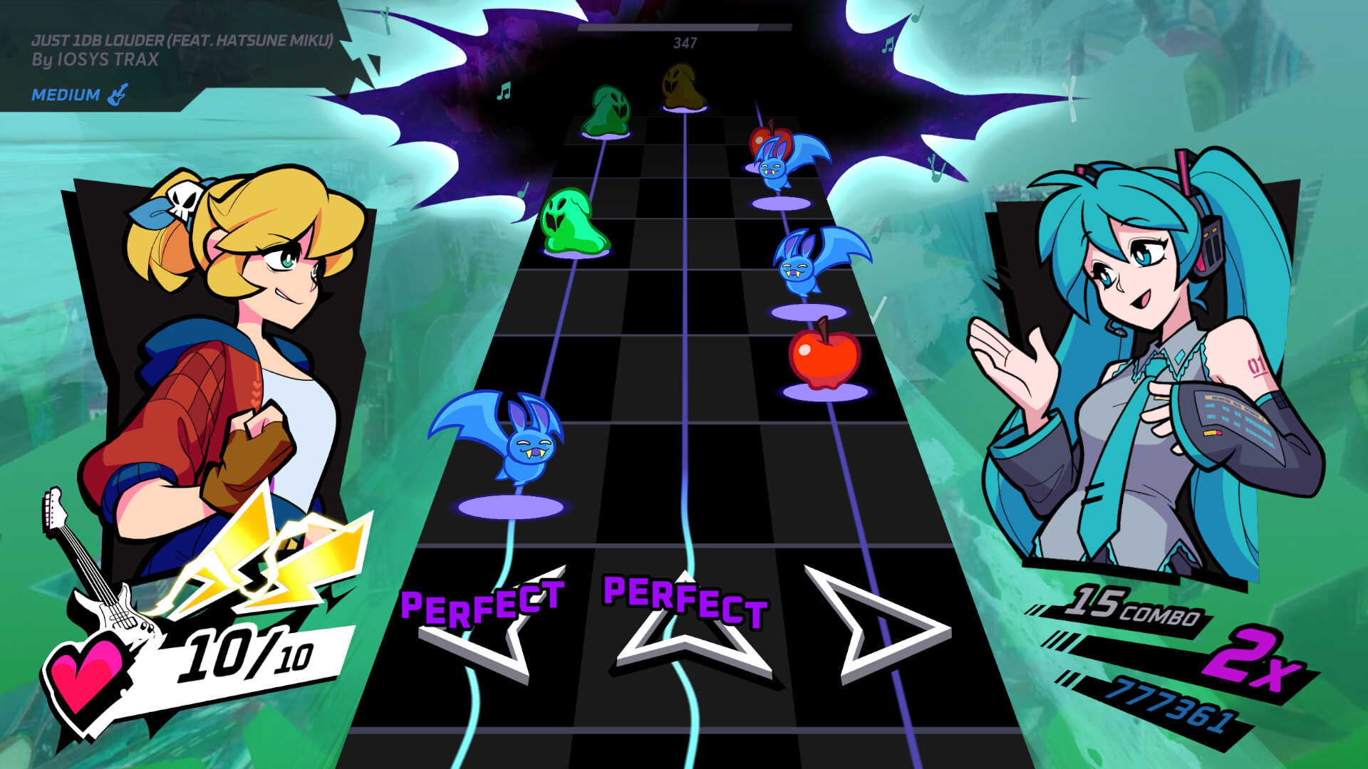 Rift of the NecroDancer: Hatsune Miku - "Just 1dB Louder" - Screenshot 3