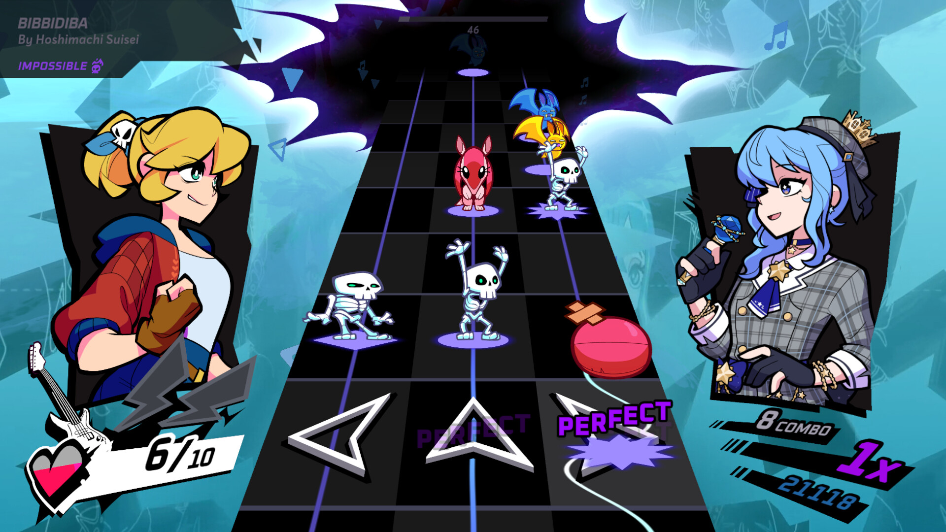 Rift of the NecroDancer: hololive - "Bibbidiba" - Screenshot 3