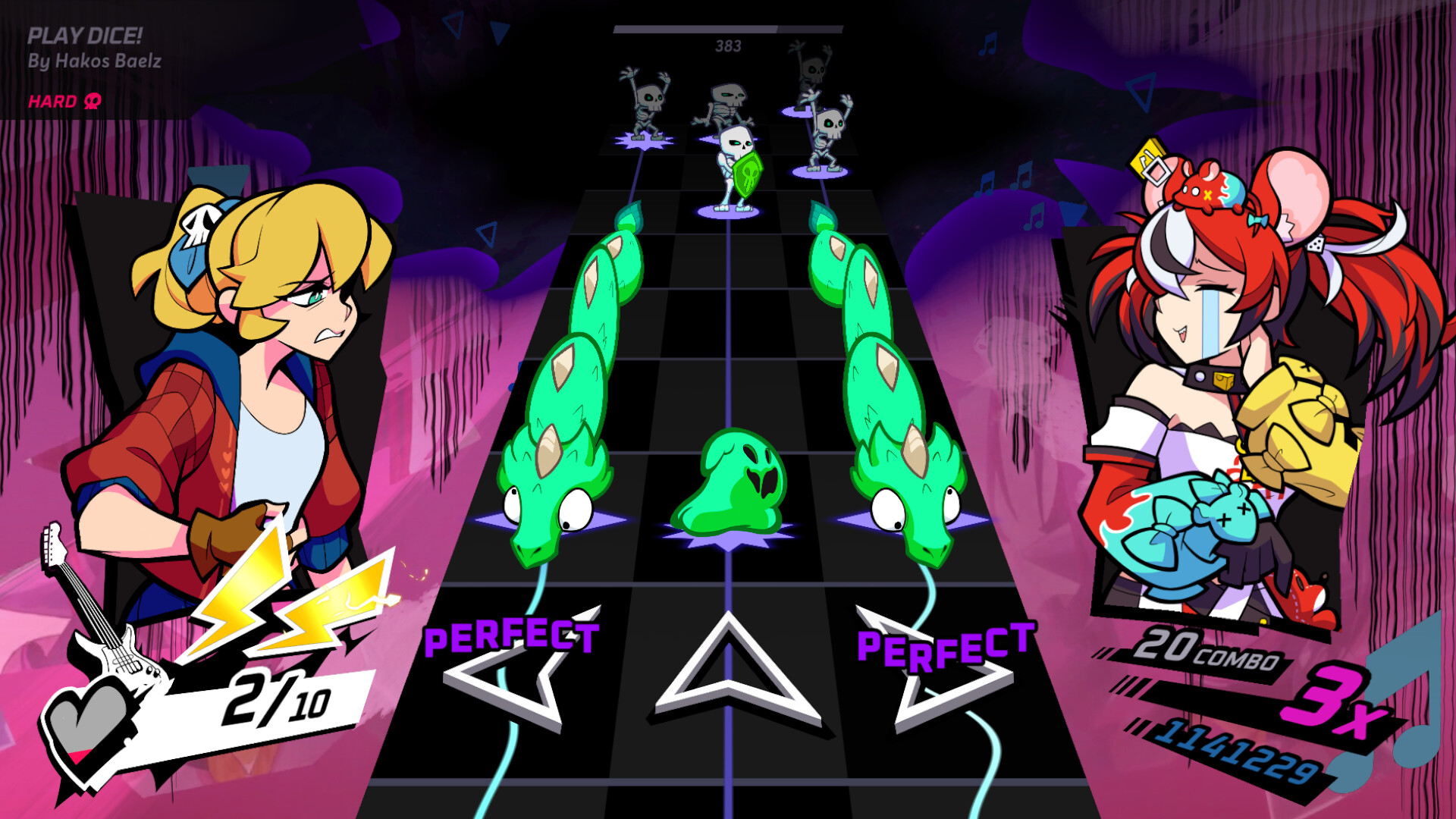 Rift of the NecroDancer: hololive - "Play Dice!" - Screenshot 2