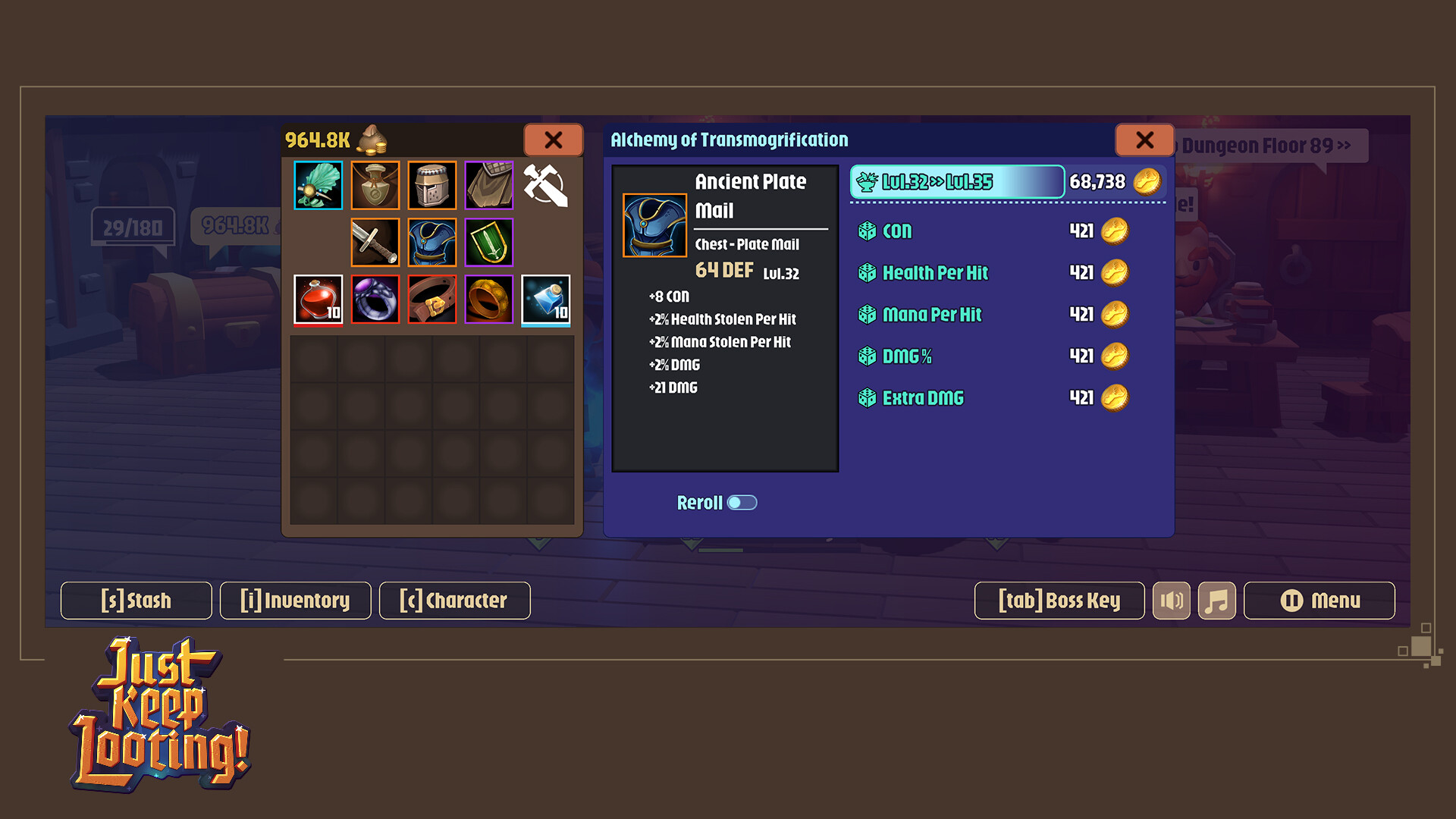 Just Keep Looting - Screenshot 1