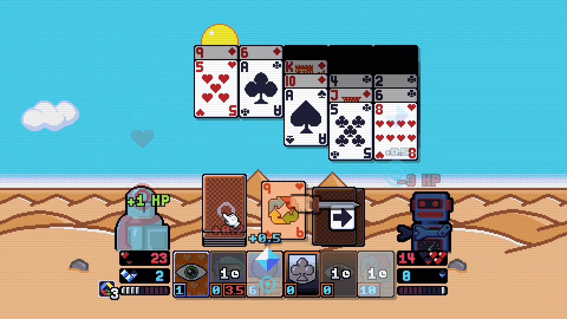 Solitaire Battle - Screenshot 3