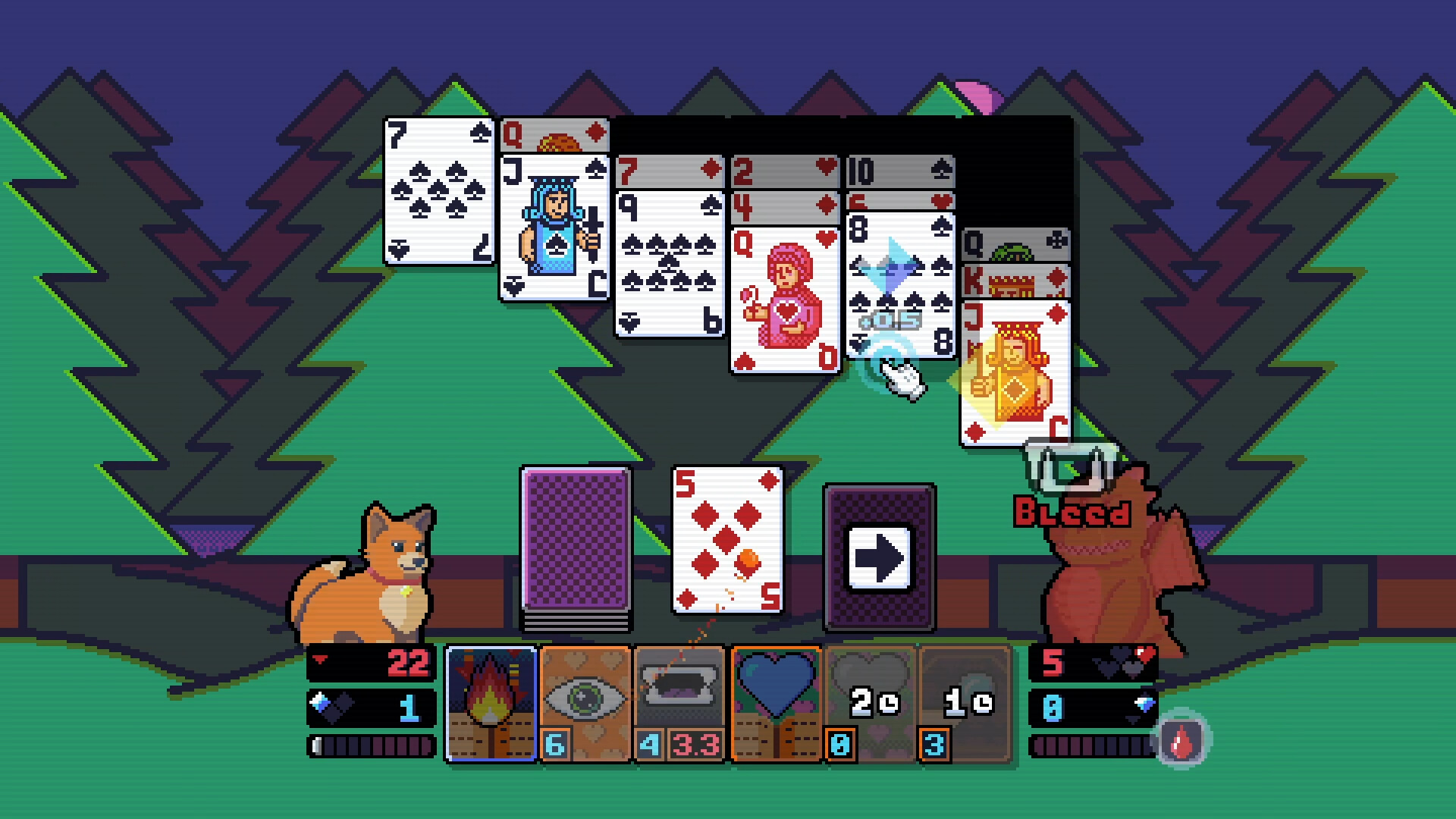 Solitaire Battle - Screenshot 2