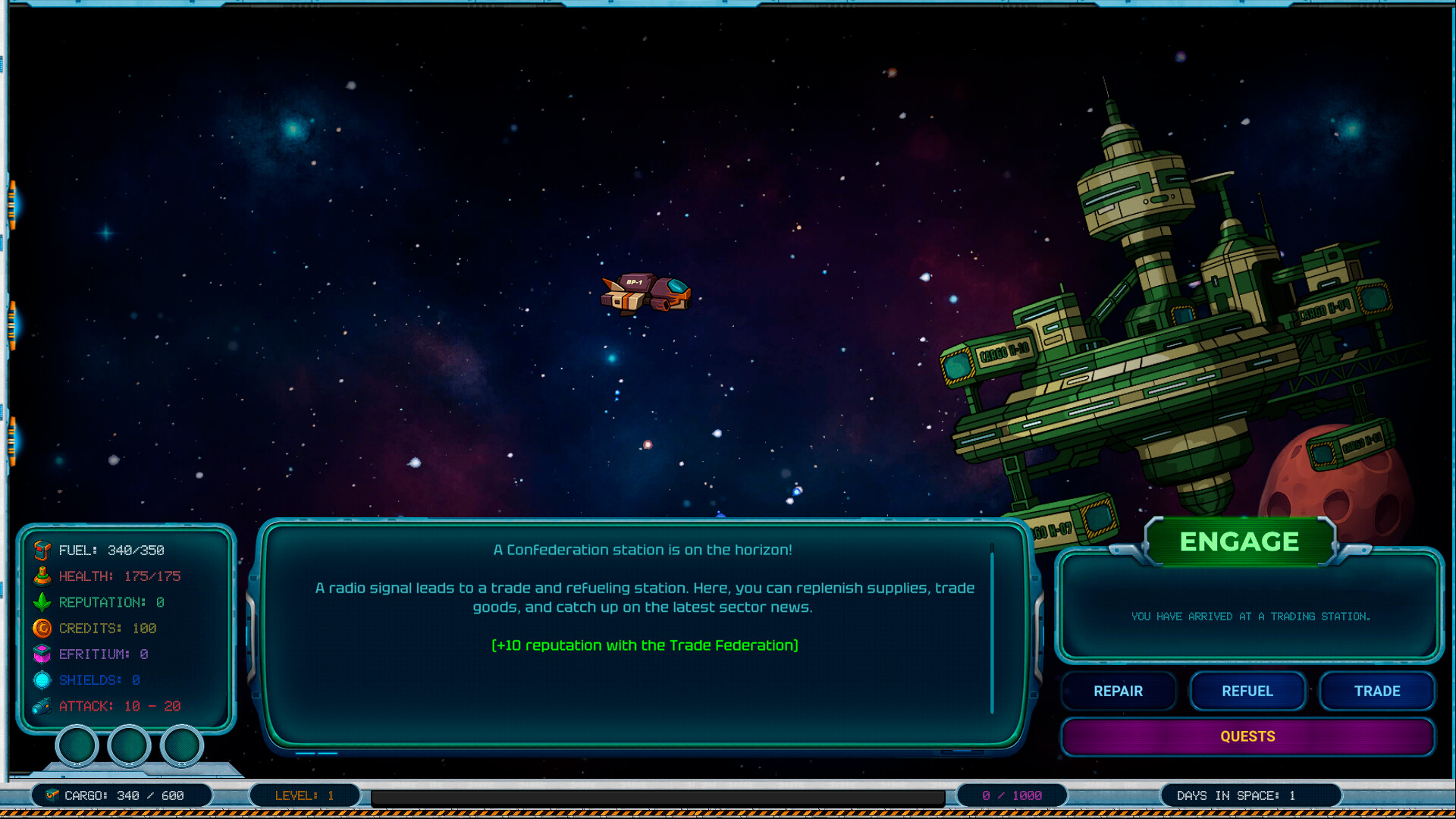 Stellar Freight: Echoes of the Void - Screenshot 5