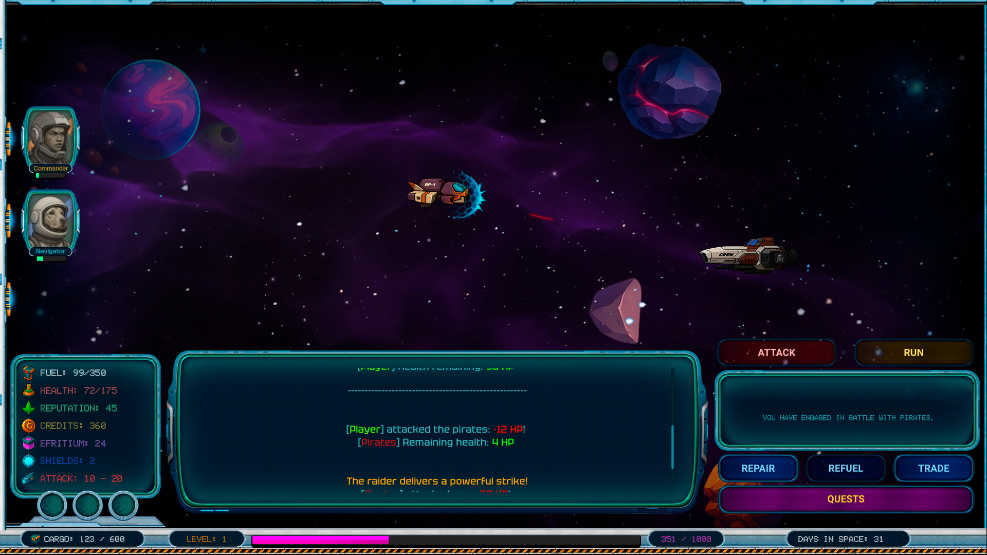 Stellar Freight: Echoes of the Void - Screenshot 2