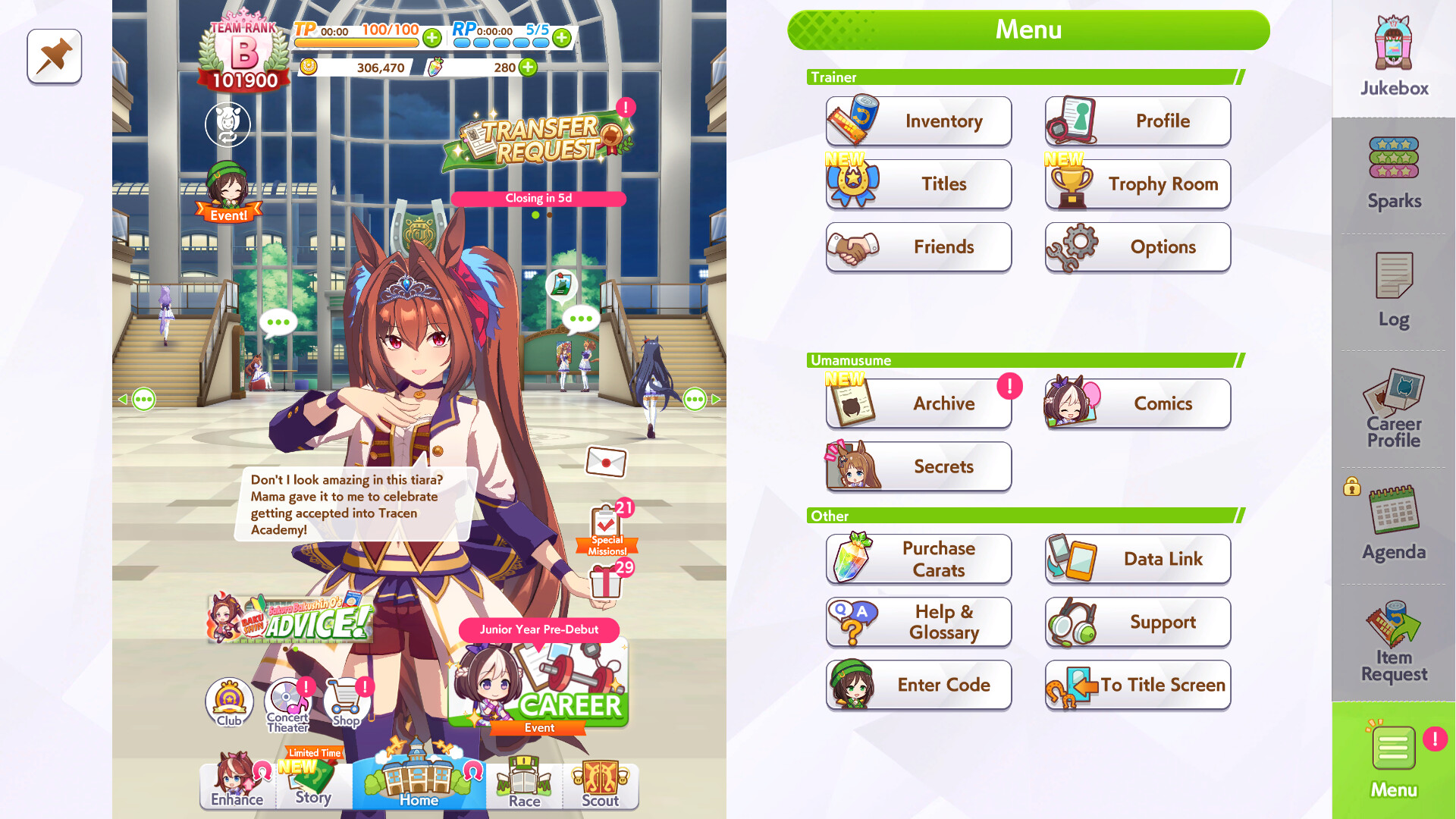Umamusume: Pretty Derby - Screenshot 1