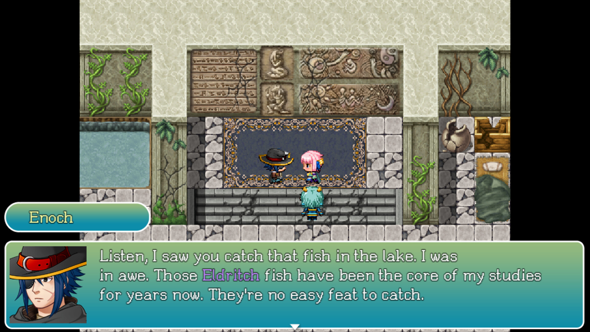 Mystic Fishing: A Fantasy Fishing RPG - Screenshot 1