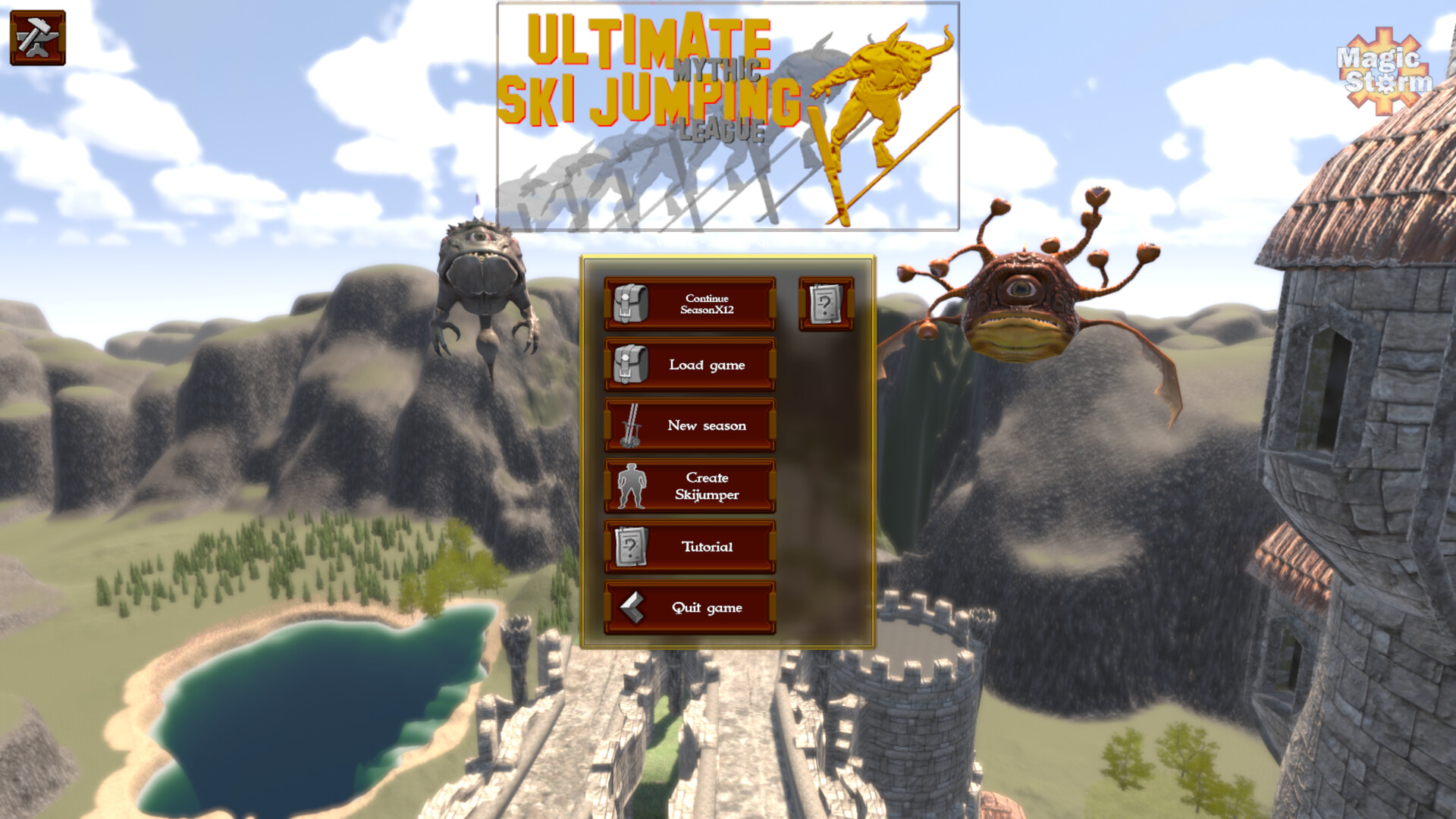 Ultimate Mythic Ski Jumping League - Screenshot 1