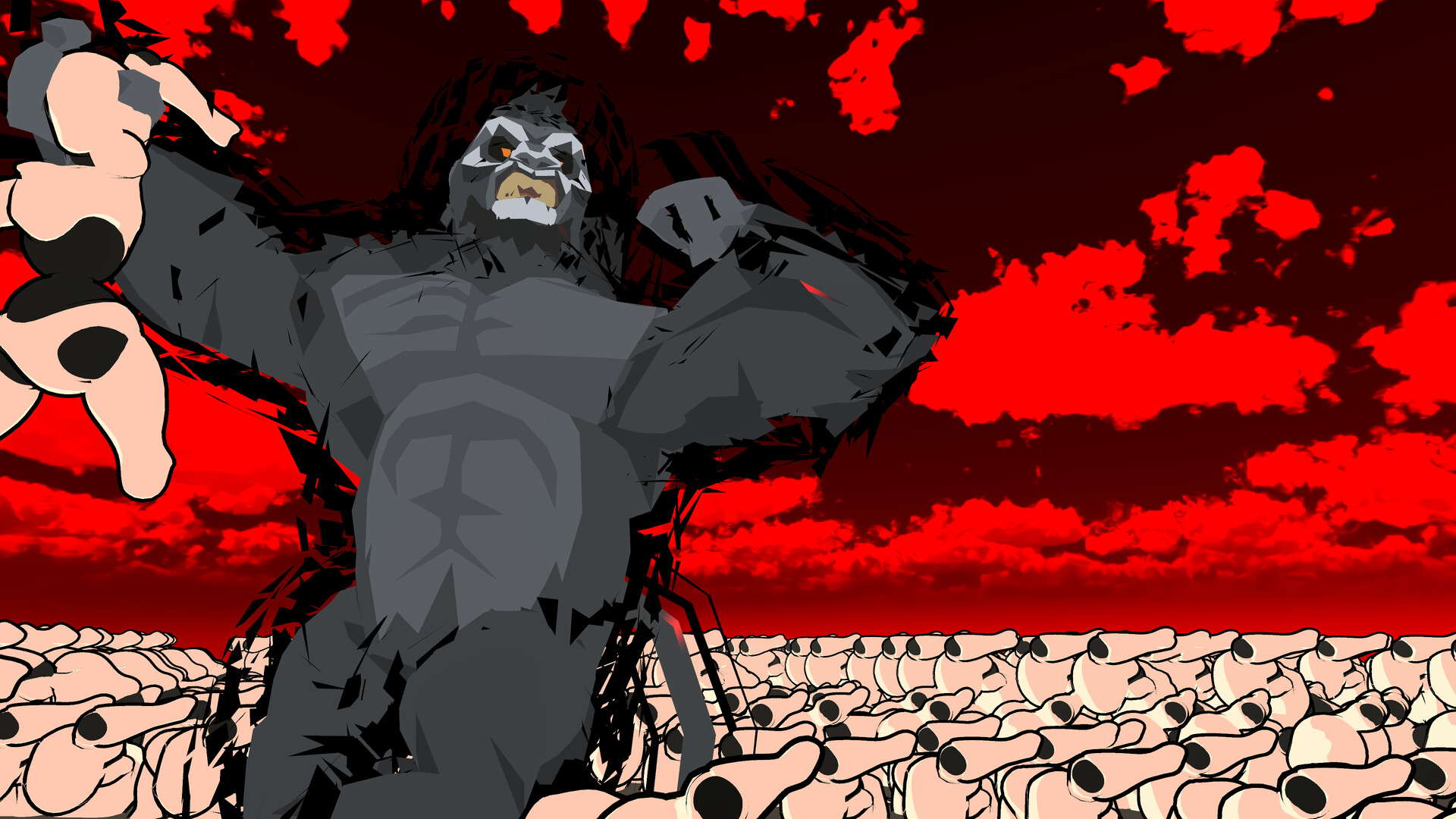 100 Humans vs. Gorilla - Screenshot 4