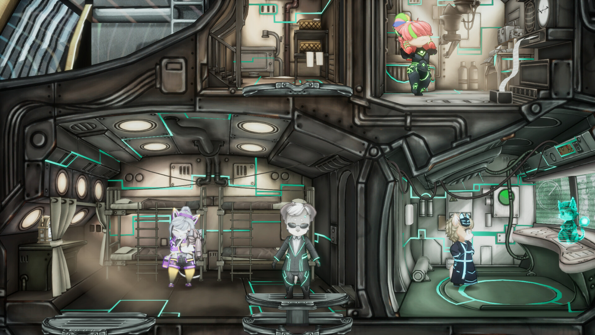 Fuga: Melodies of Steel 3 - Cyberpunk Costume Pack - Screenshot 4