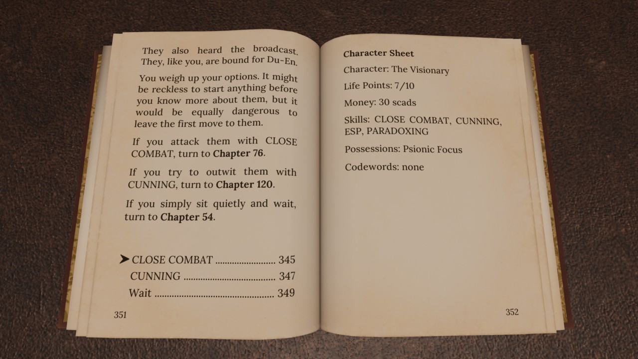 Heart of Ice by Dave Morris - Screenshot 2