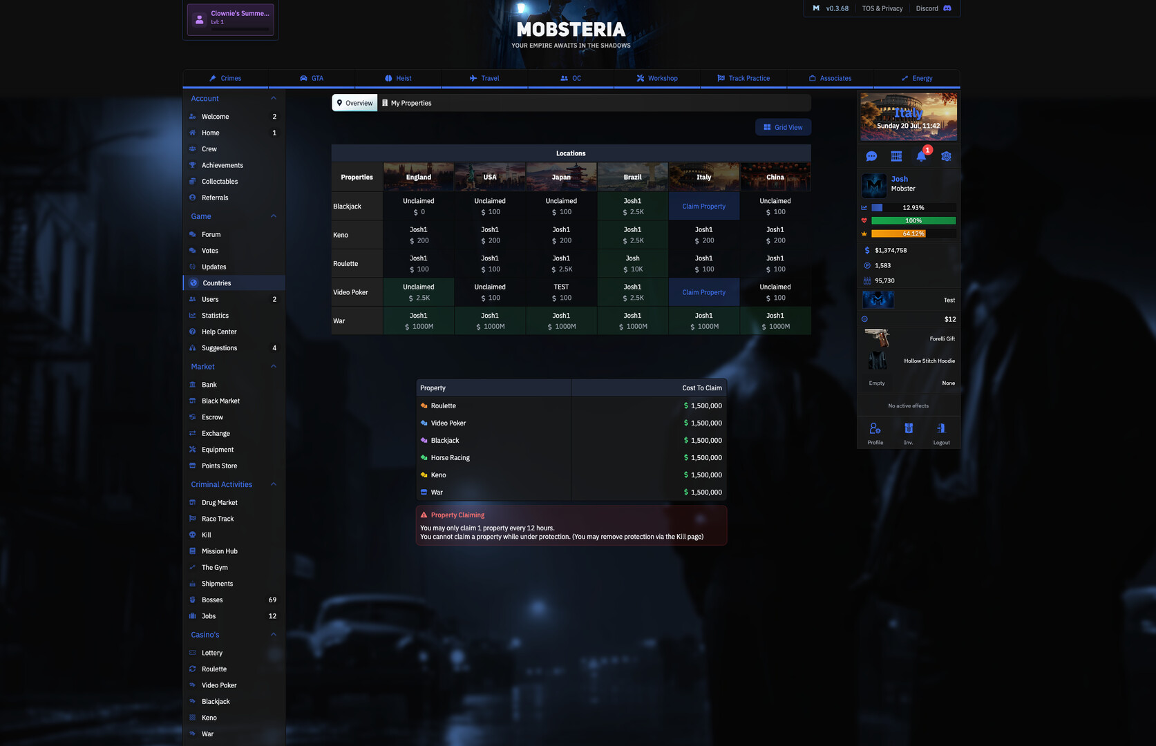 Mobsteria - Screenshot 4