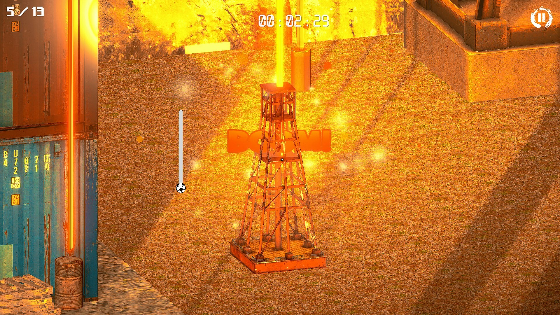 Room Football: Abandoned Factory - Screenshot 5