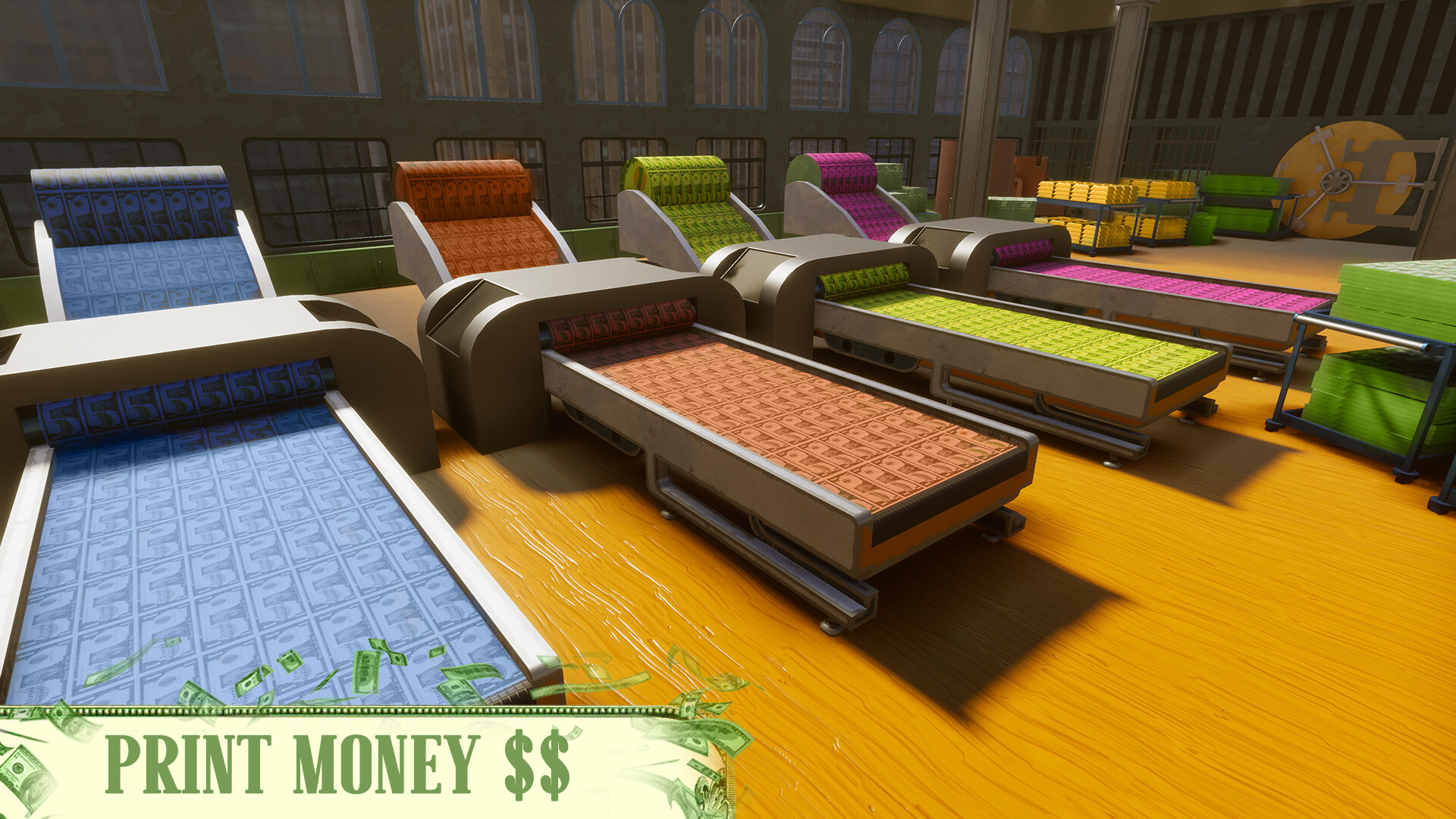 Money Print Factory 3D Tycoon - Screenshot 2